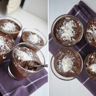 Шоколадный мусс с апельсиновой цедрой