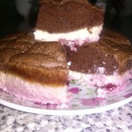 Шоколадный творожный торт без сахара