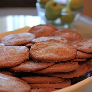 Шоколадно-апельсиновое печенье с цедрой