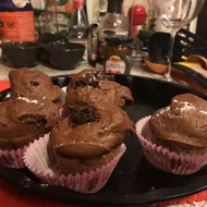 Шоколадно-банановый маффин