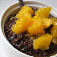 Шоколадно-цитрусовая овсяная каша