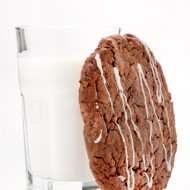 Шоколадно-клюквенное овсяное печенье