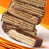 Шоколадно-вафельный торт