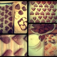 Шоколадное печенье в глазури