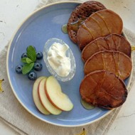 Шоколадные оладьи