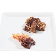 Шоколадный брауни с беконом и бурбоном