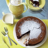 Шоколадный пирог без муки