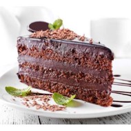 Шоколадный торт с кремом