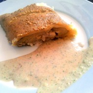 Штрудель с фейхоа и маскарпоне