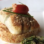 Сибас с черри