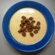 Сырный крем-суп с сухариками