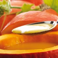 Сырный суп в тыкве