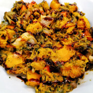 Сладкое овощное рагу с тыквой