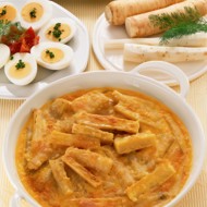 Сливочная сырная запеканка из пастернака