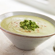 Сливочный суп из авокадо и кокоса