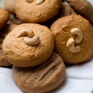 Сливочное печенье с кешью