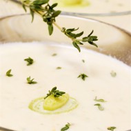 Сливочное пюре из картофеля и сельдерея