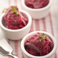 Сливово-ягодный шербет с белым вином