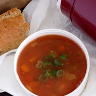 Сливово-томатный суп-пюре