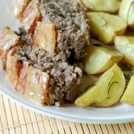 Слоеный мясной хлеб