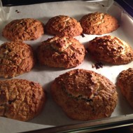 Сметанно-медовое овсяное печенье