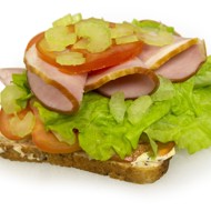 Смёрребрёд с ветчиной