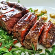 Сочный стейк стриплойн