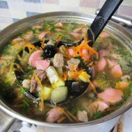 Солянка на скорую руку