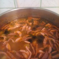 Солянка с колбасой