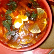 Солянка с фасолью