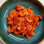 Солянка с сосисками