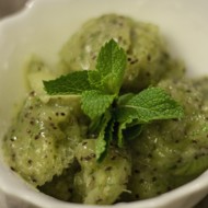 Сорбет из киви с мятой