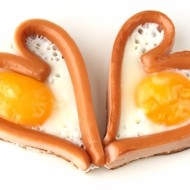 Сосиски с яйцами