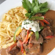 Соус луковый острый (для жареного и тушеного мяса, печенки, рубленых котлет)