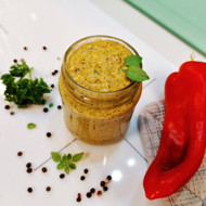 Соус песто с печеным перцем