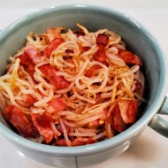 Спагетти с беконом