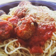 Спагетти с мясными шариками (meatballs)