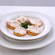 Спред из ветчины и красных перцев