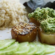 Стейк из редьки дайкон