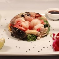 Стеклянная вермишель с креветками