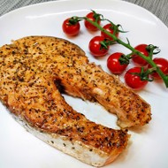 Стейк из семги с прованскими травами