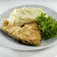 Стейк из зубатки