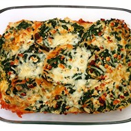 Страта со шпинатом и сыром