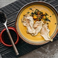 Суп из копченой тыквы