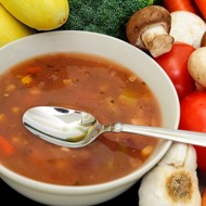 Суп из маринованных баклажанов по-украински