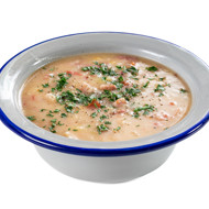 Суп из остатков с праздничного стола