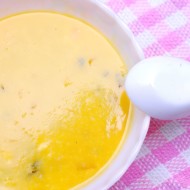 Суп из печеной тыквы и грибов