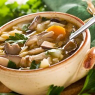 Суп из свежих маслят