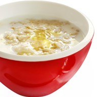 Суп овсяный протертый, на молоке с яйцом