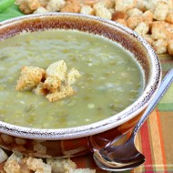 Суп-пюре из фасоли или гороха